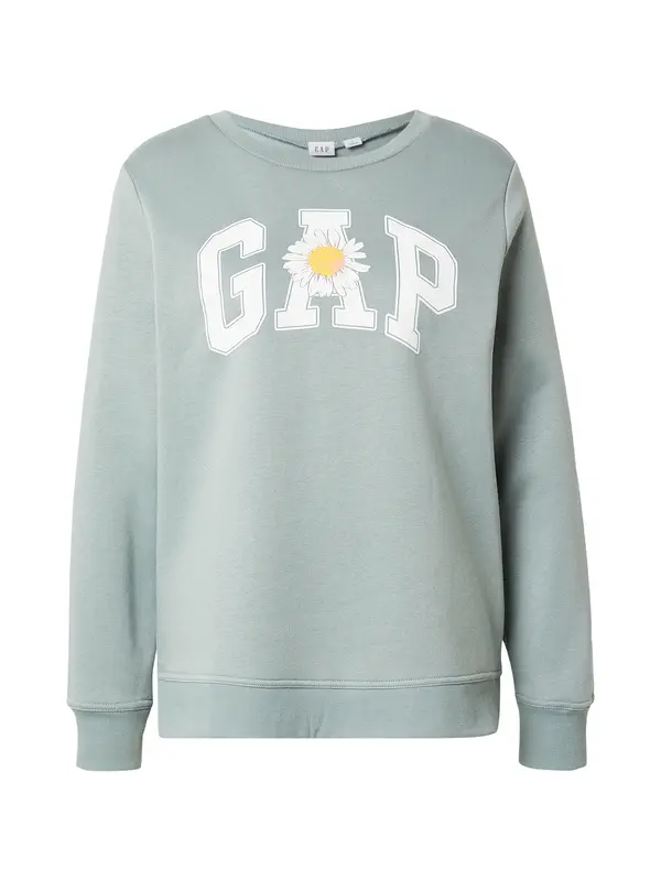 GAP GAP Sweater majica  žuta / pastelno zelena / bijela