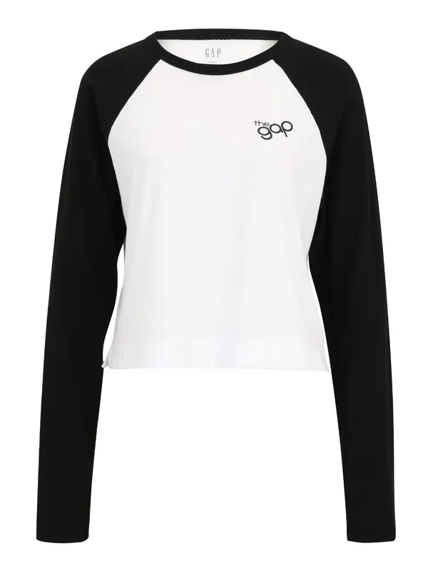Gap Tall Gap Tall Majica  crna / bijela