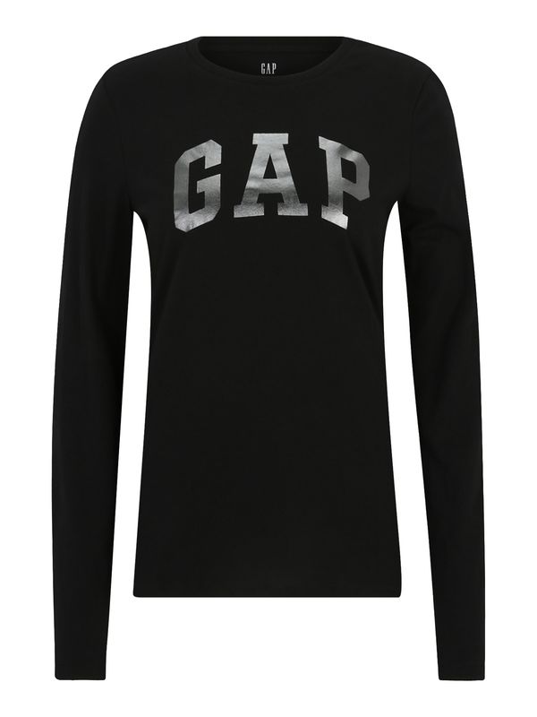 Gap Tall Gap Tall Majica  crna / srebro