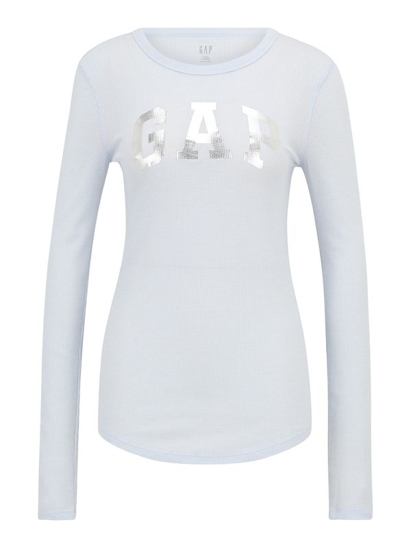 Gap Tall Gap Tall Majica  pastelno plava / srebro