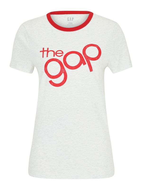 Gap Tall Gap Tall Majica  siva melange / crvena