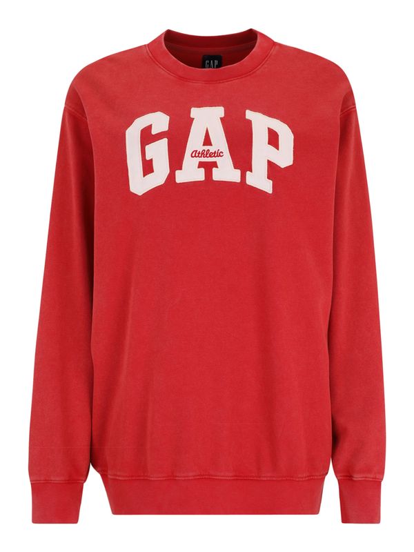 Gap Tall Gap Tall Sweater majica  boja pijeska / crvena