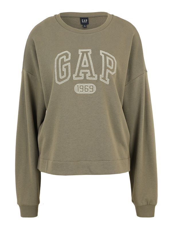 Gap Tall Gap Tall Sweater majica  boja pijeska / maslinasta