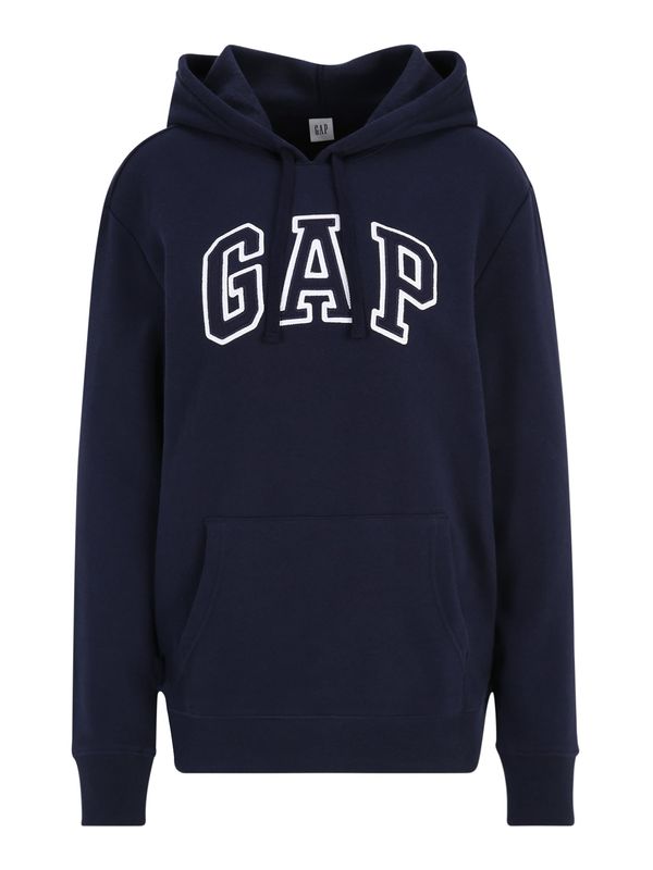 Gap Tall Gap Tall Sweater majica 'HERITAGE'  mornarsko plava / bijela