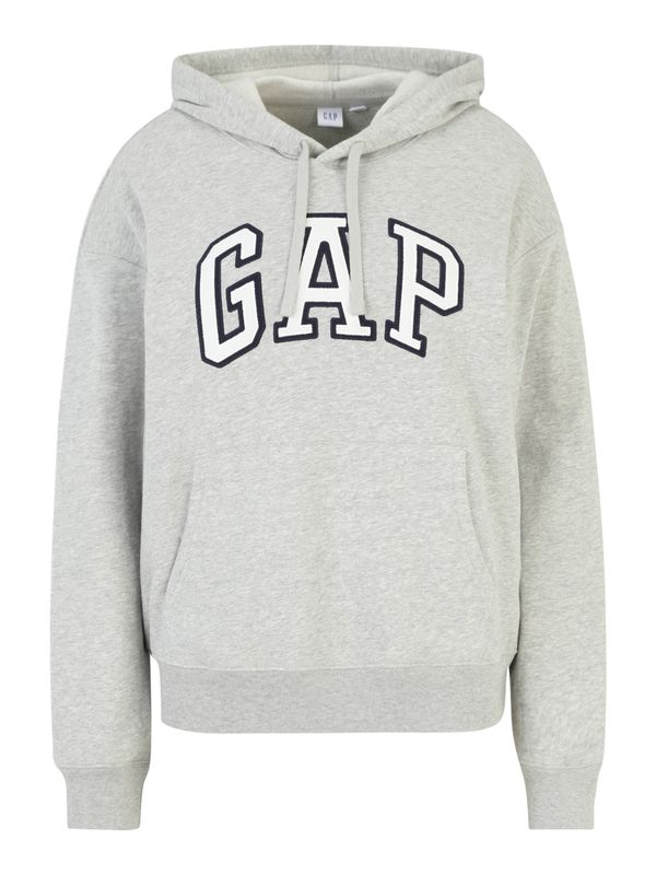 Gap Tall Gap Tall Sweater majica 'HERITAGE'  siva melange