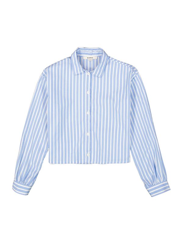 GARCIA GARCIA Bluza  svijetloplava / crna / bijela