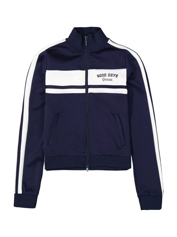 GARCIA GARCIA Gornji dio trenirke  tamno plava / bijela