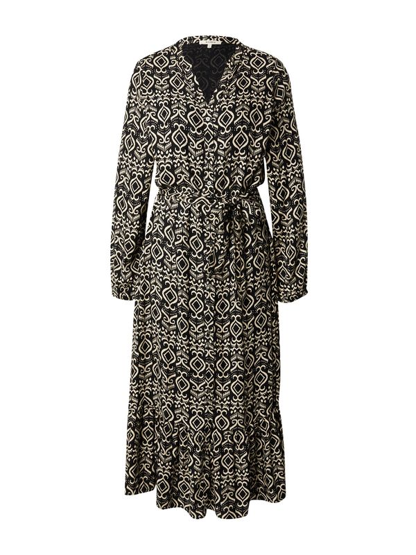 GARCIA GARCIA Košulja haljina  boja pijeska / crna