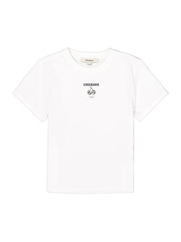 GARCIA GARCIA Majica  antracit siva / crna / bijela