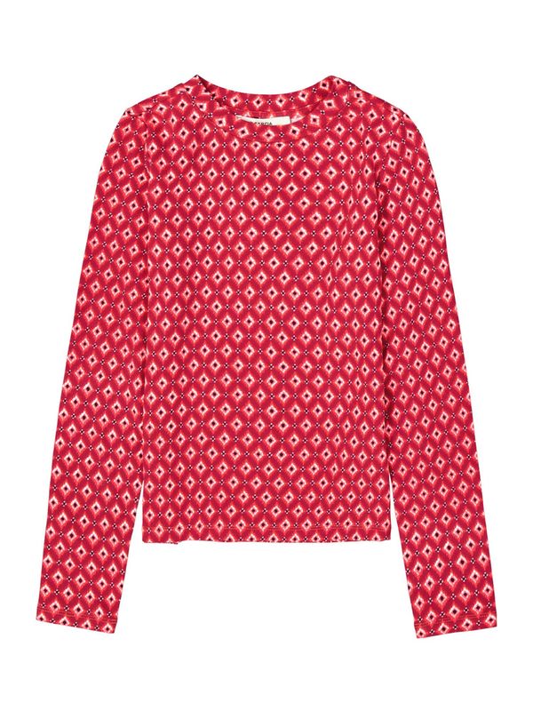 GARCIA GARCIA Majica  crvena / crvena ljubičasta / crna / bijela