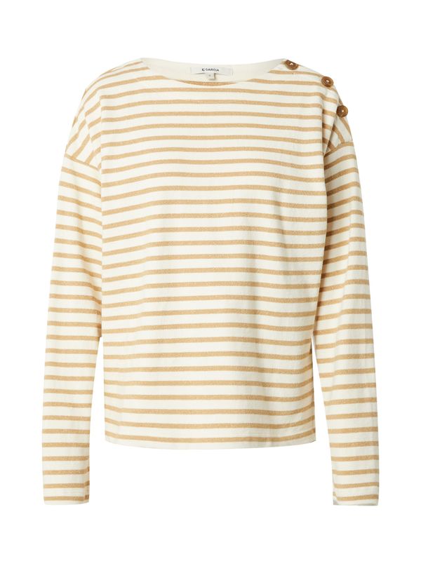 GARCIA GARCIA Majica  svijetlobež / zlatna