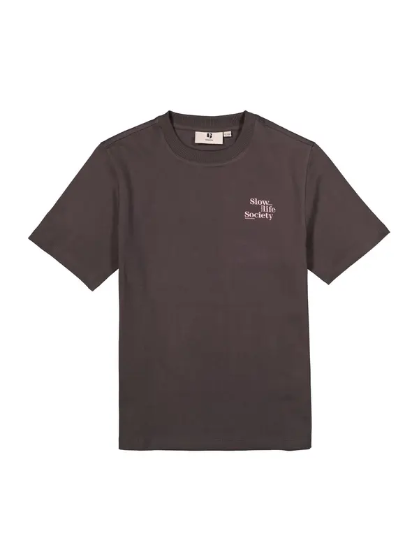 GARCIA GARCIA Majica  tamo siva / rosé / crna