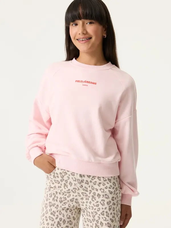 GARCIA GARCIA Sweater majica  rosé / crvena