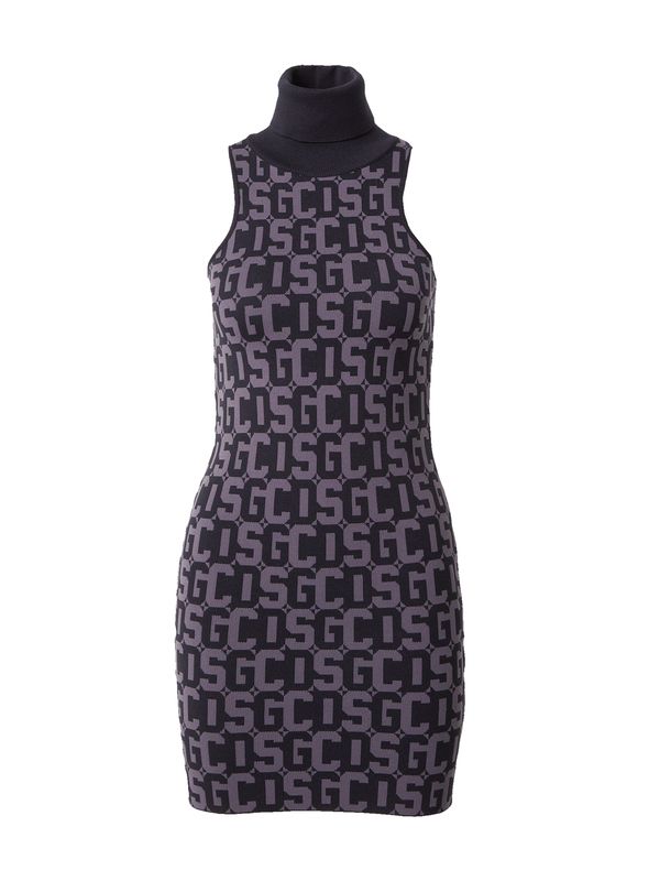 GCDS GCDS Pletena haljina  ljubičasta / crna