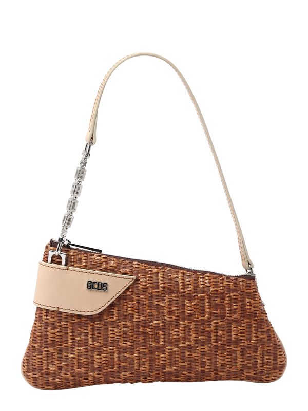 GCDS GCDS Ručna torbica  smeđa / zeleno smeđa / puder roza