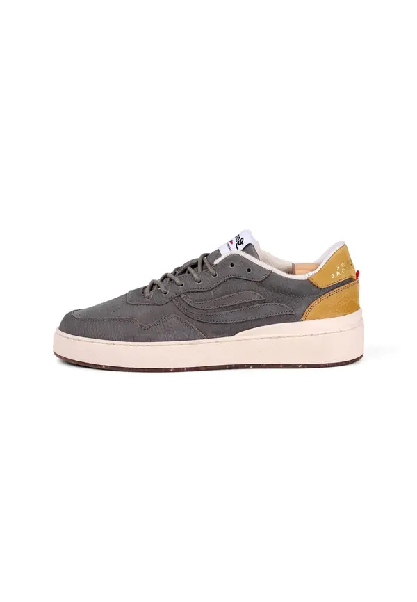Genesis Footwear Genesis Footwear Niske tenisice 'Soley'  šafran / siva