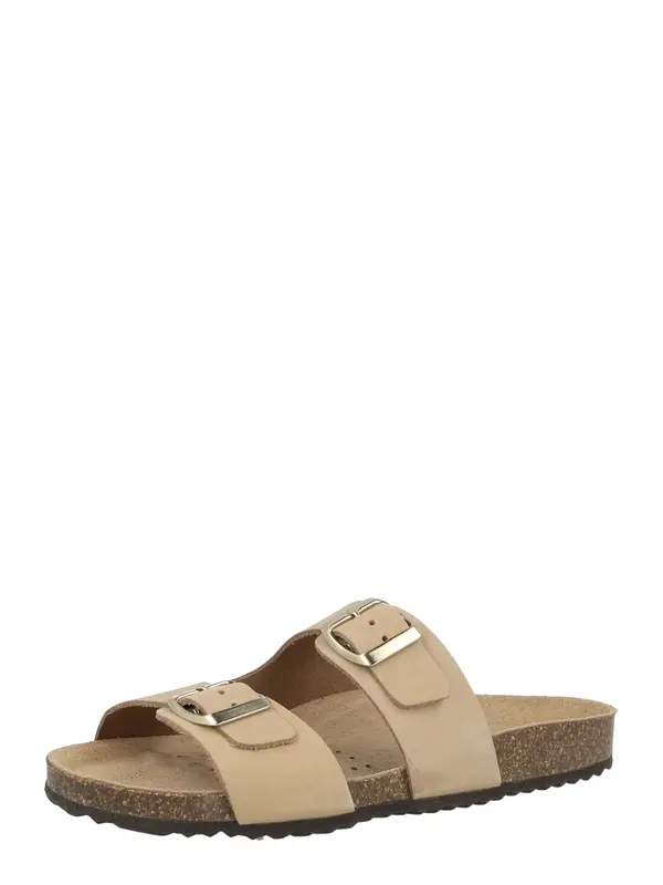 GEOX GEOX Natikače s potpeticom 'BRIONIA'  taupe siva