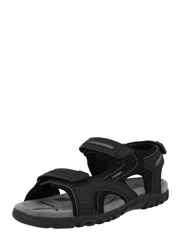 GEOX GEOX Sandale za hodanje 'Uomo Strada'  siva / crna