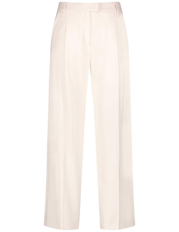 GERRY WEBER GERRY WEBER Hlače na crtu  prljavo bijela