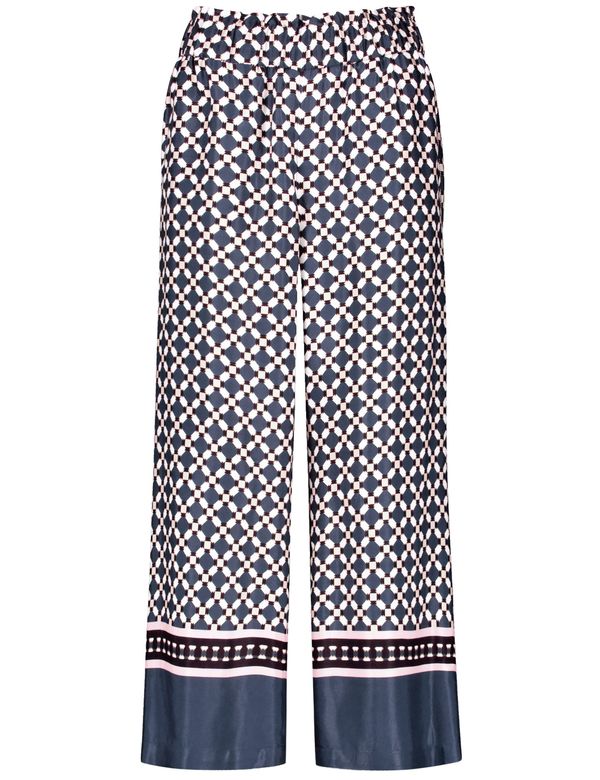 GERRY WEBER GERRY WEBER Hlače  plava / crna / bijela