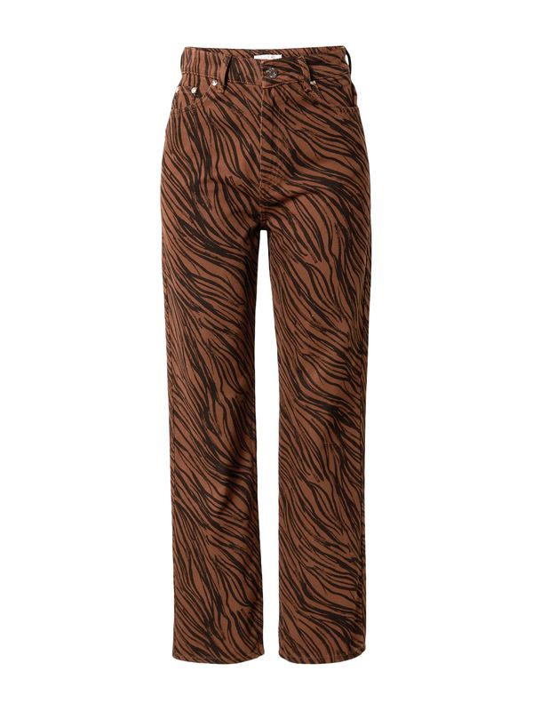 Gestuz Gestuz Hlače 'Abena'  smeđa / crna