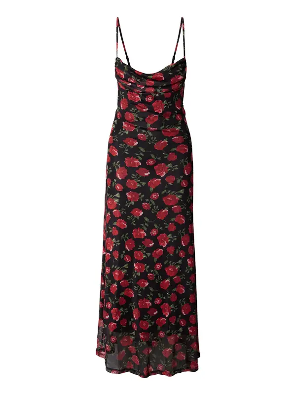 Gina Tricot Gina Tricot Haljina  kraljevski zelena / bordo / crna