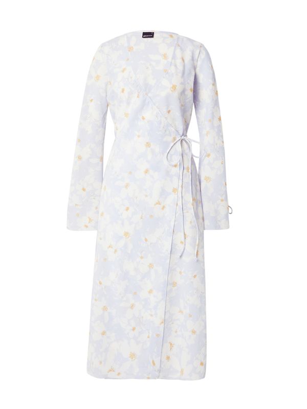 Gina Tricot Gina Tricot Haljina  pastelno plava / senf / bijela