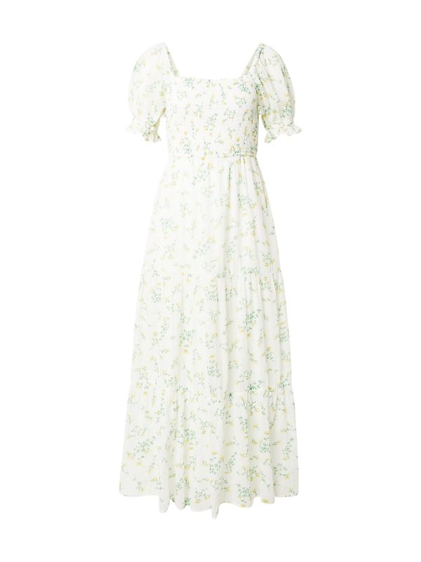 Gina Tricot Gina Tricot Ljetna haljina  pastelno žuta / tamo žuta / zelena