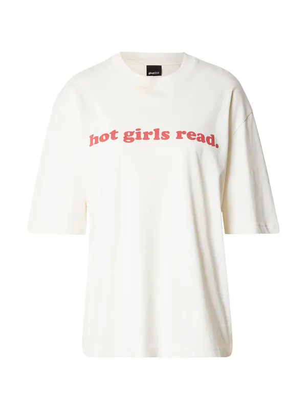 Gina Tricot Gina Tricot Majica  ecru/prljavo bijela / roza