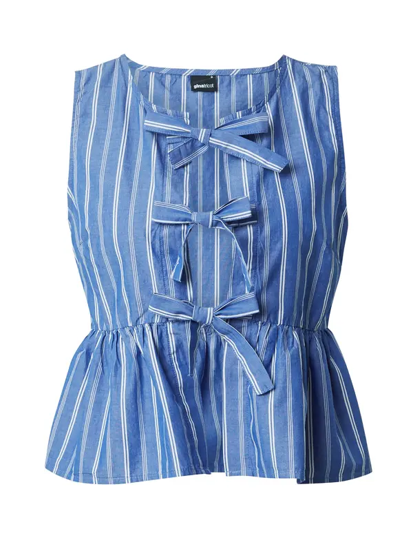 Gina Tricot Gina Tricot Top  plava / bijela