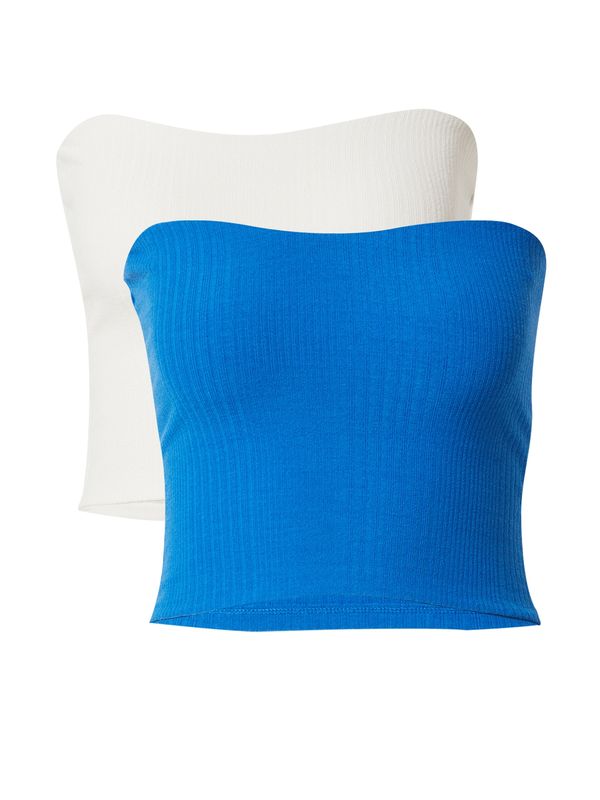 Gina Tricot Gina Tricot Top 'Selina'  nebesko plava / bijela