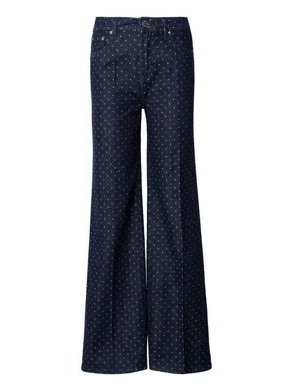 Gina Tricot Gina Tricot Traperice  noćno plava / svijetloplava