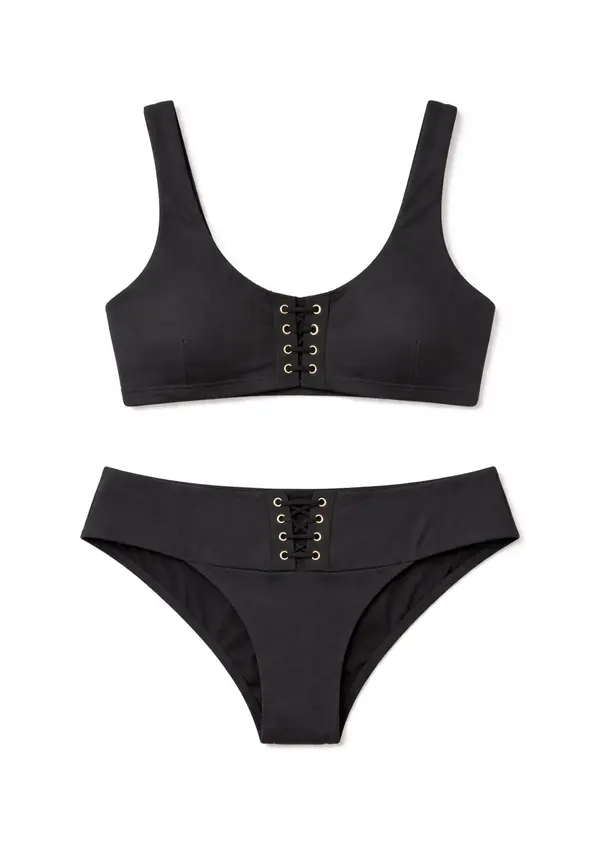 Gisela Gisela Bikini  zlatna / antracit siva
