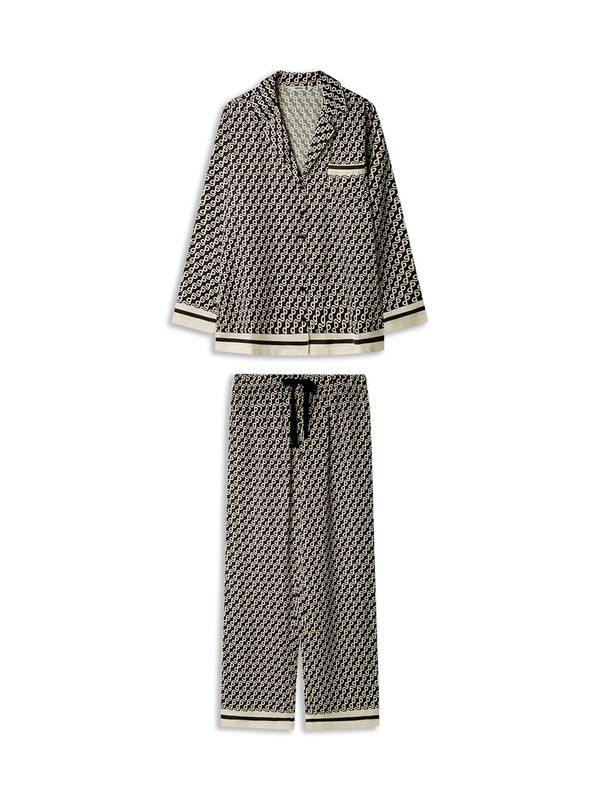 Gisela Gisela Pidžama  bež / mornarsko plava