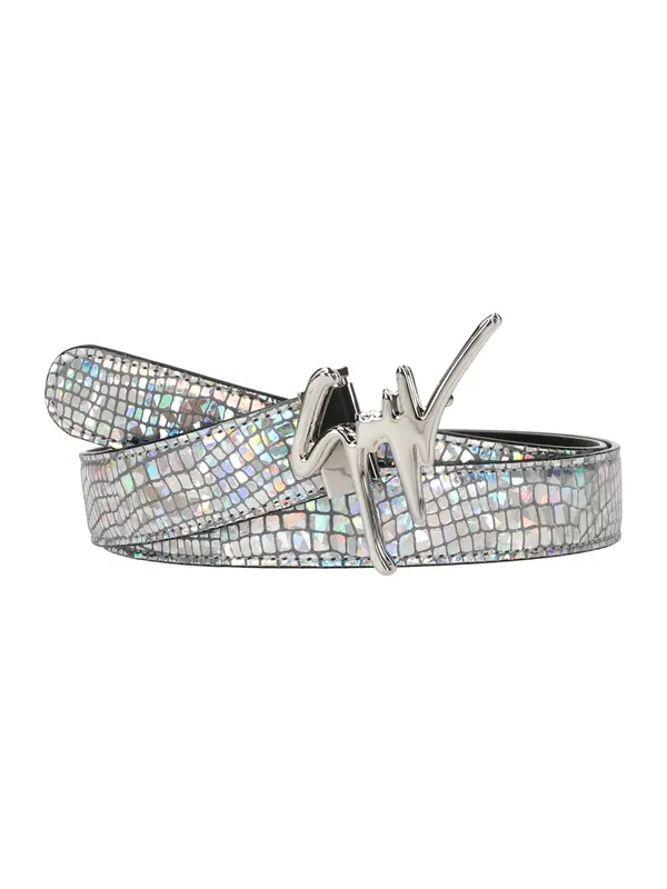 Giuseppe Zanotti Giuseppe Zanotti Remen  svijetlosiva / srebro