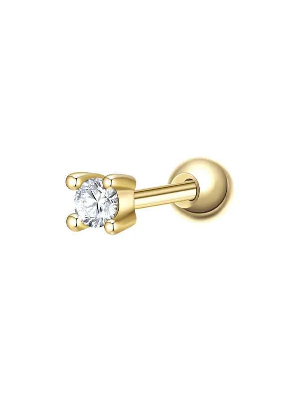 Glanzstücke München Glanzstücke München Piercing nakit  zlatna / prozirna