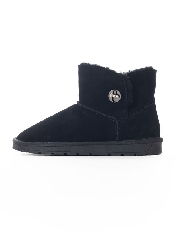 Gooce Gooce Čizme za snijeg 'Becci'  crna / bijela