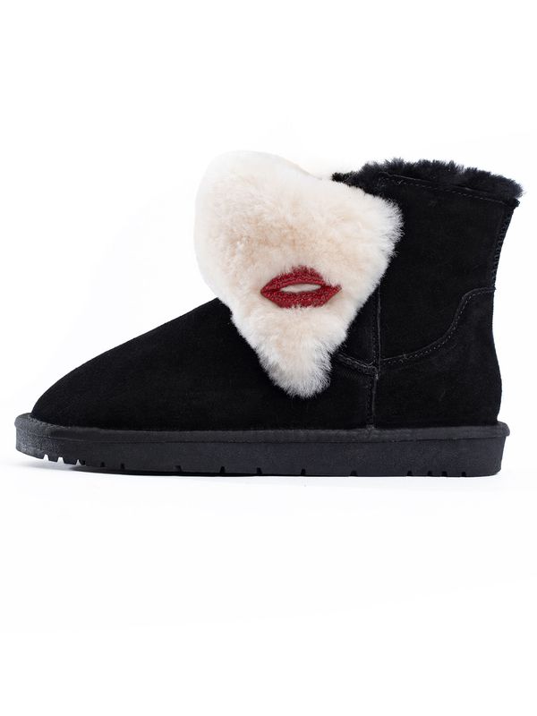 Gooce Gooce Čizme za snijeg 'Jalila'  crvena / crna / bijela