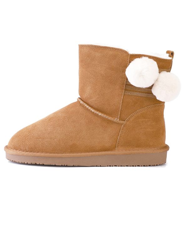 Gooce Gooce Čizme za snijeg 'Joaquin'  smeđa / bijela