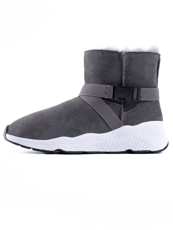 Gooce Gooce Čizme za snijeg 'Sparte'  siva / bijela