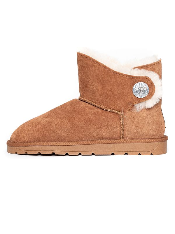 Gooce Gooce Ležerne čizme 'Diama'  smeđa / crna / bijela