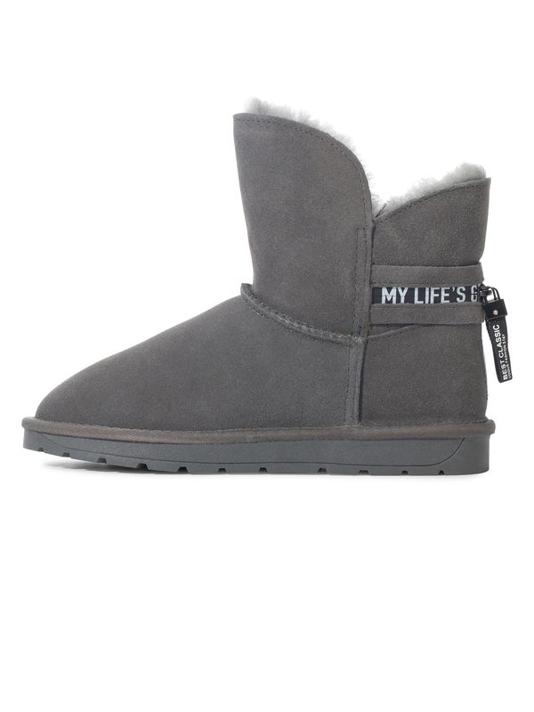 Gooce Gooce Ležerne čizme 'Zina'  tamo siva