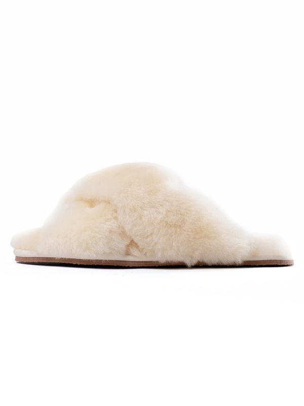 Gooce Gooce Papuče 'Furry'  prljavo bijela