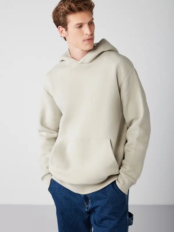 Grimelange Grimelange Sweater majica  bež siva