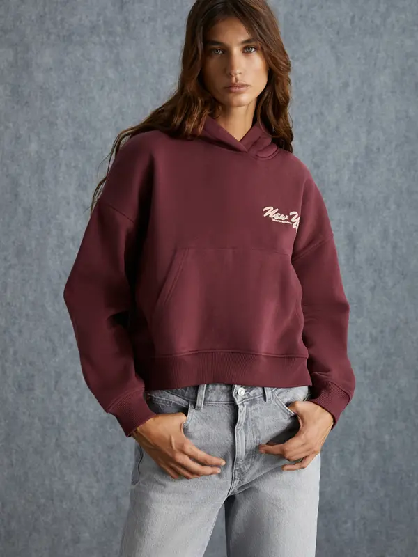 Grimelange Grimelange Sweater majica  boja pijeska / burgund