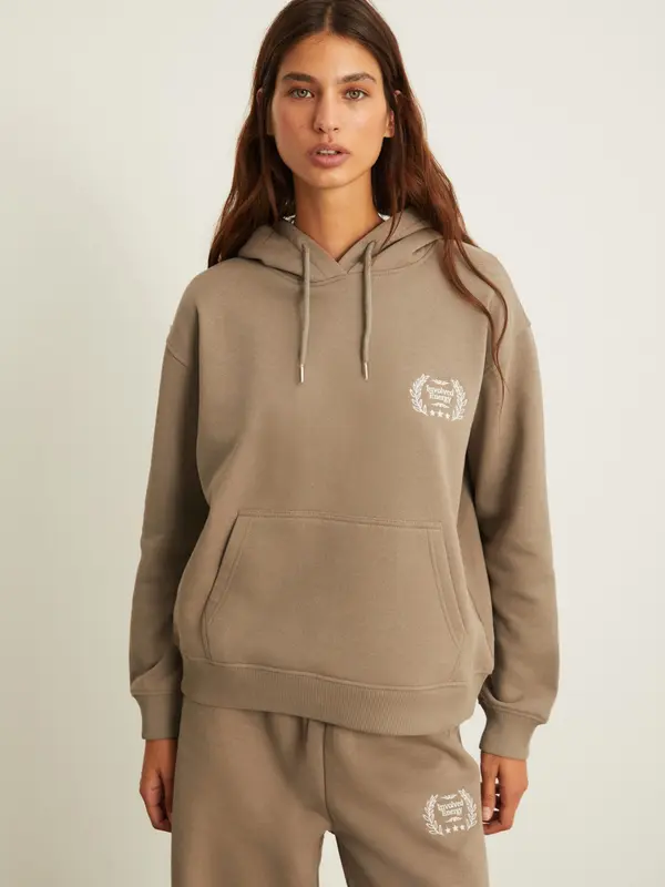 Grimelange Grimelange Sweater majica  brokat / bijela