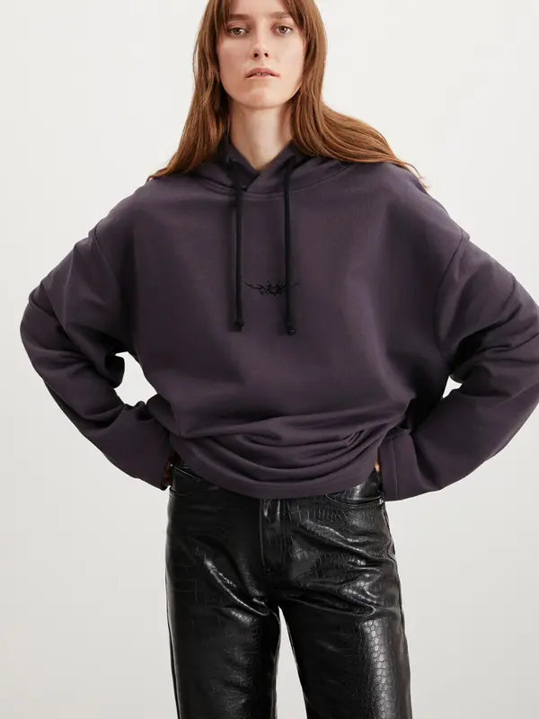 Grimelange Grimelange Sweater majica  ljubičasta