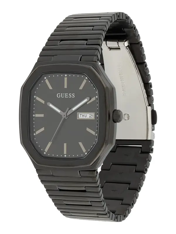 GUESS GUESS Analogni sat 'Oliver'  crna