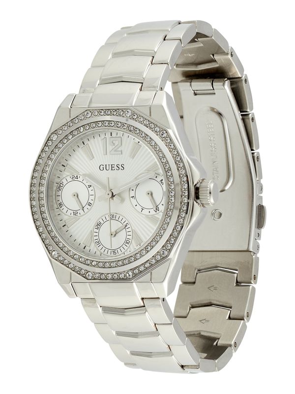 GUESS GUESS Analogni sat  srebro