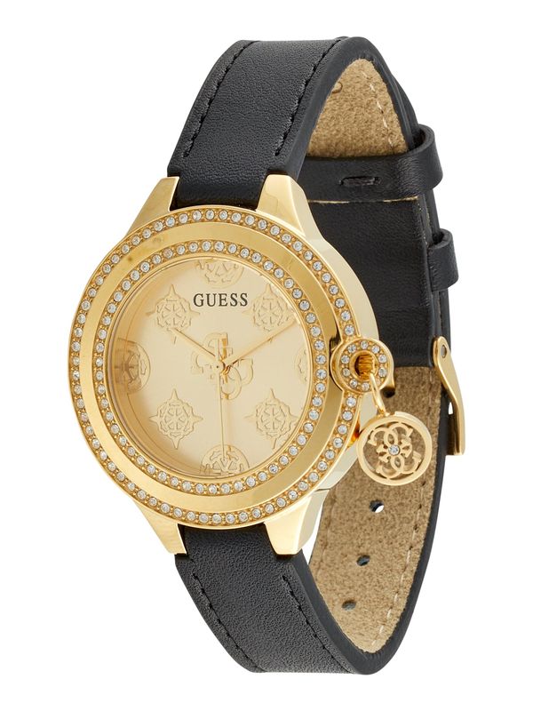 GUESS GUESS Analogni sat  zlatna / crna